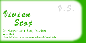 vivien stoj business card